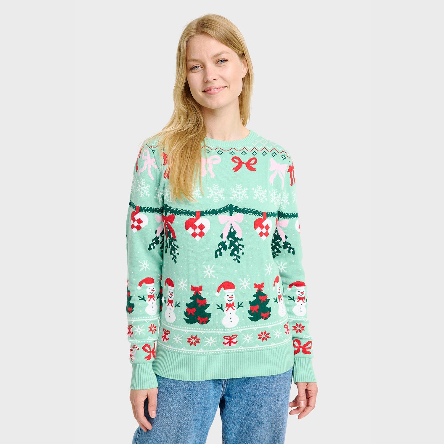 The Bow Christmas Sweater β Women